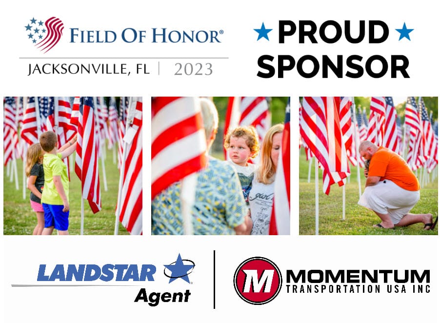 Momentum Transportation, an Award-Winning Landstar Agent, honors veterans and extends community service across Jacksonville and beyond