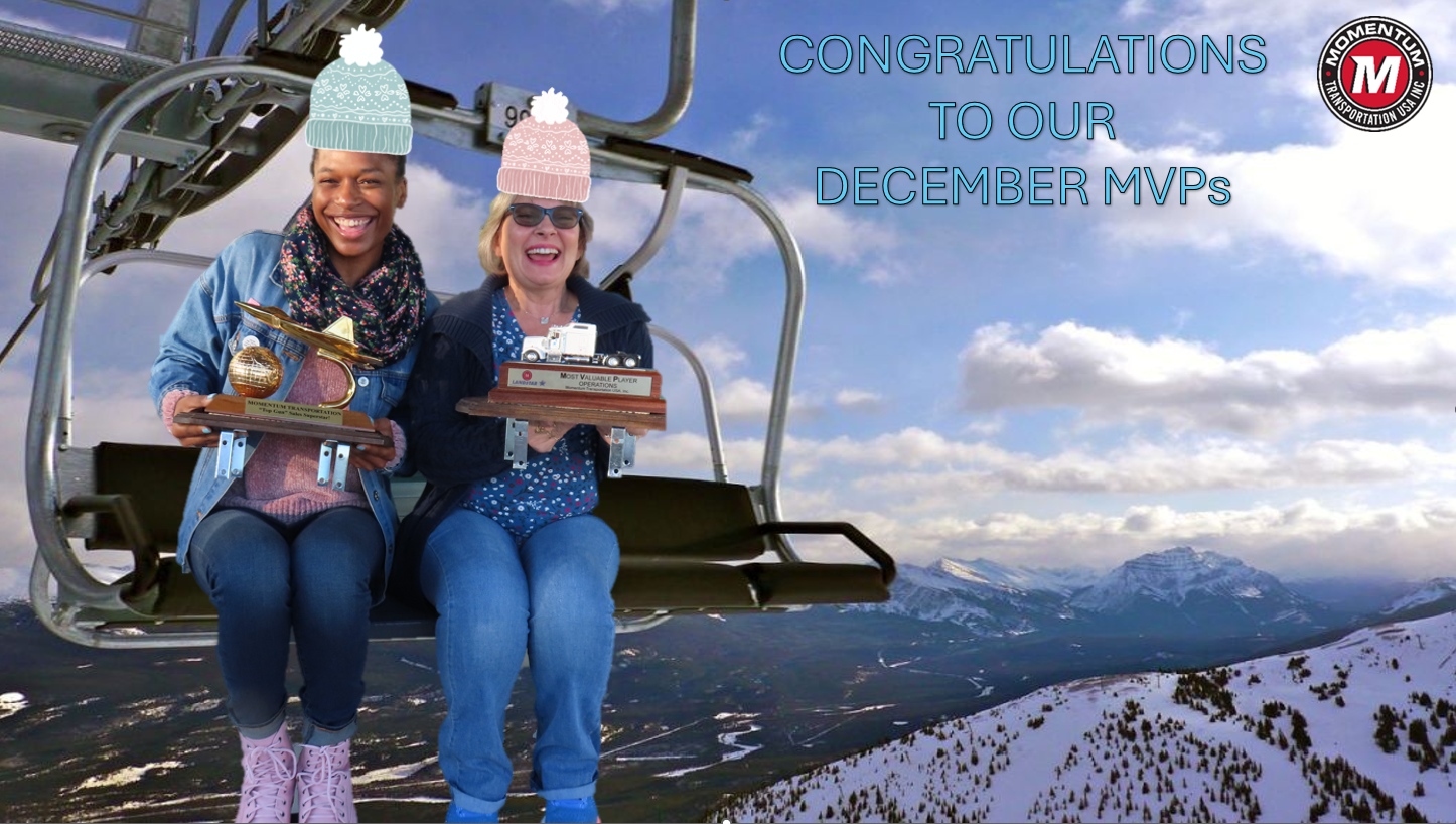 Congratulations to Our December MVP’s!