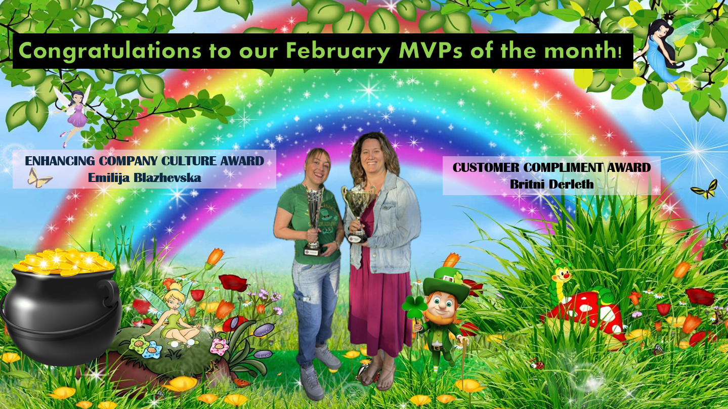 Congratulations to Our February MVPs!