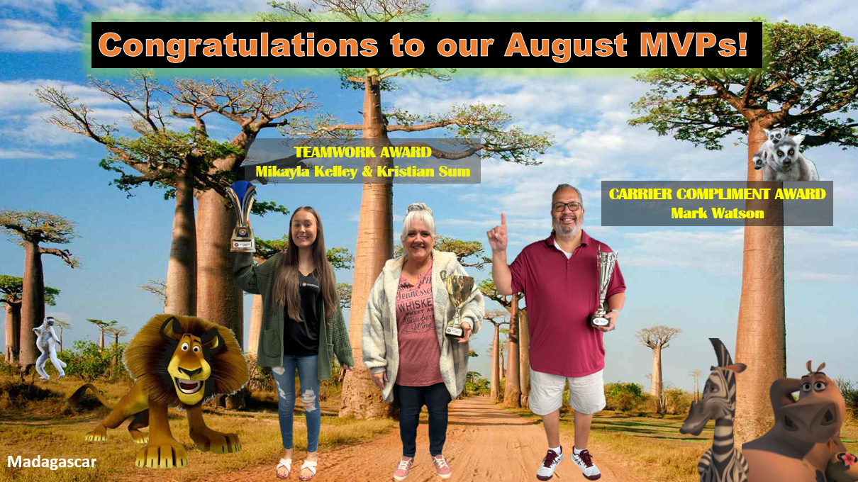Congratulations to Our August 2024 MVPs!