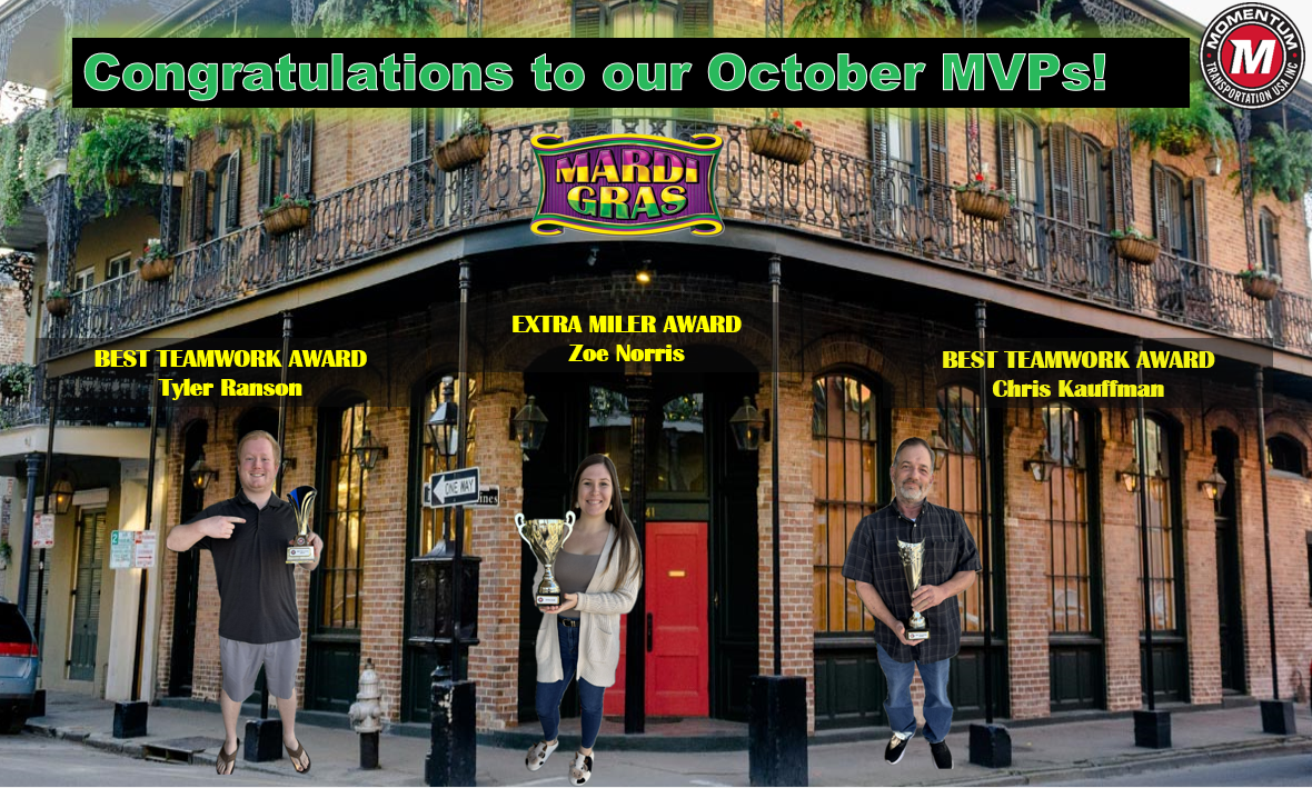 Congratulations to Our October 2024 MVPs!