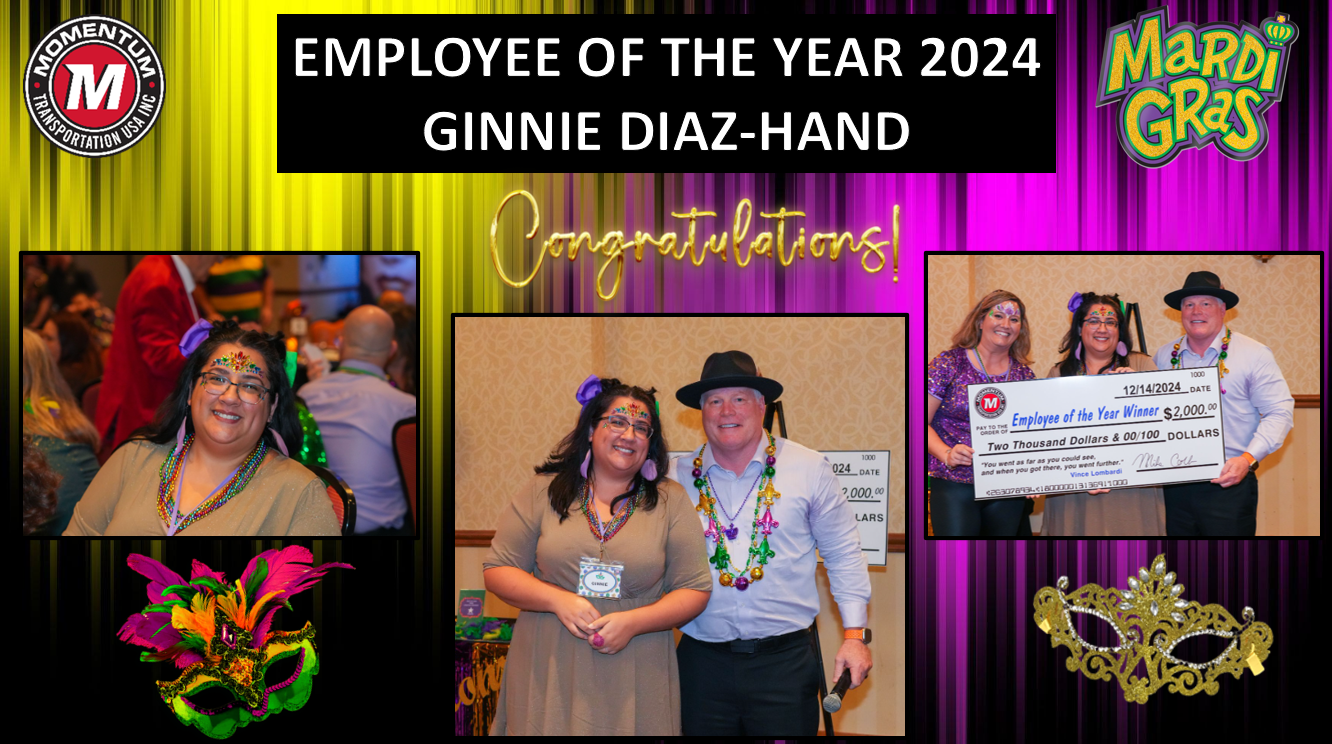 Congratulations to our Employee of the Year!